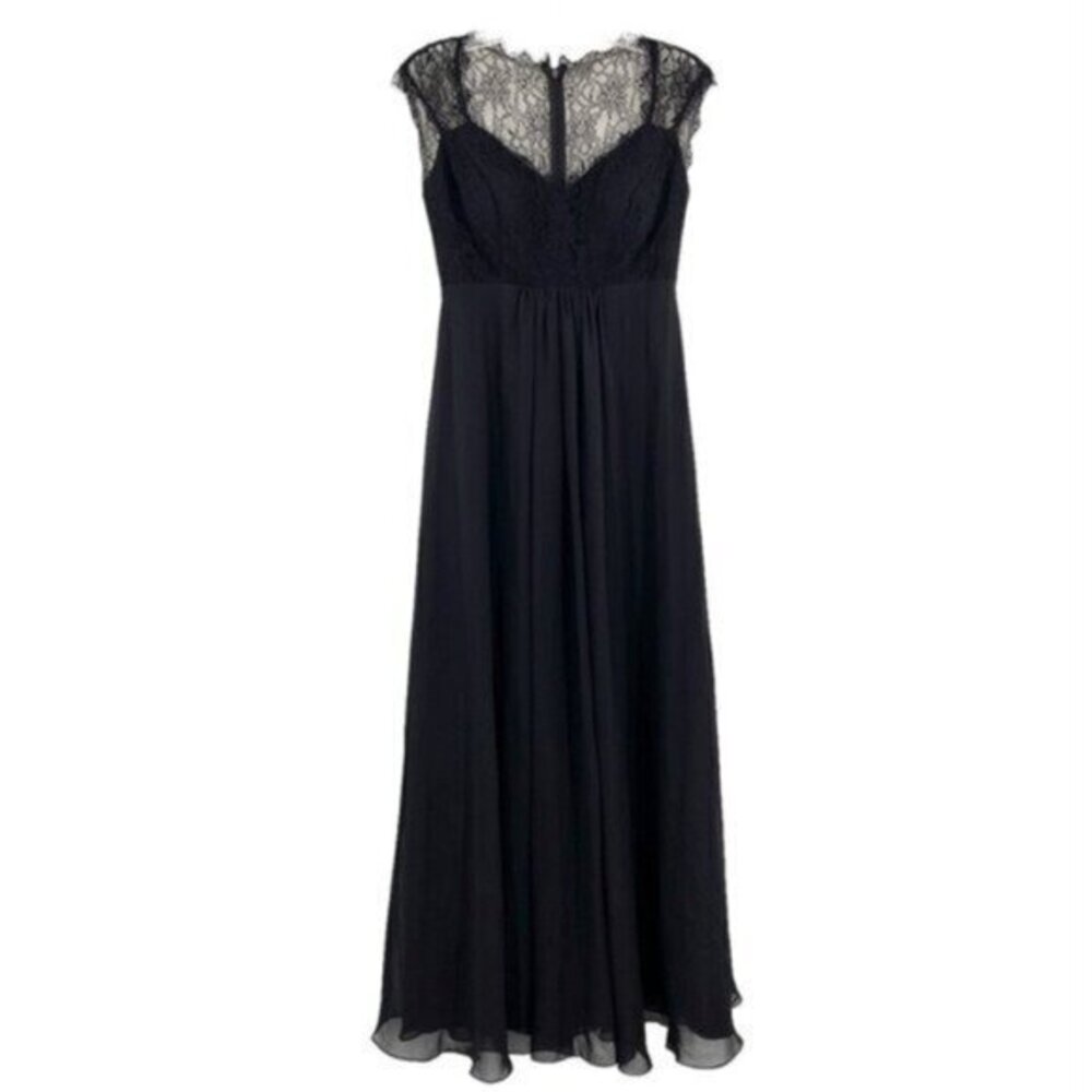 JJs House Women’s Black Lace Formal Dress Old Hollywood Glam